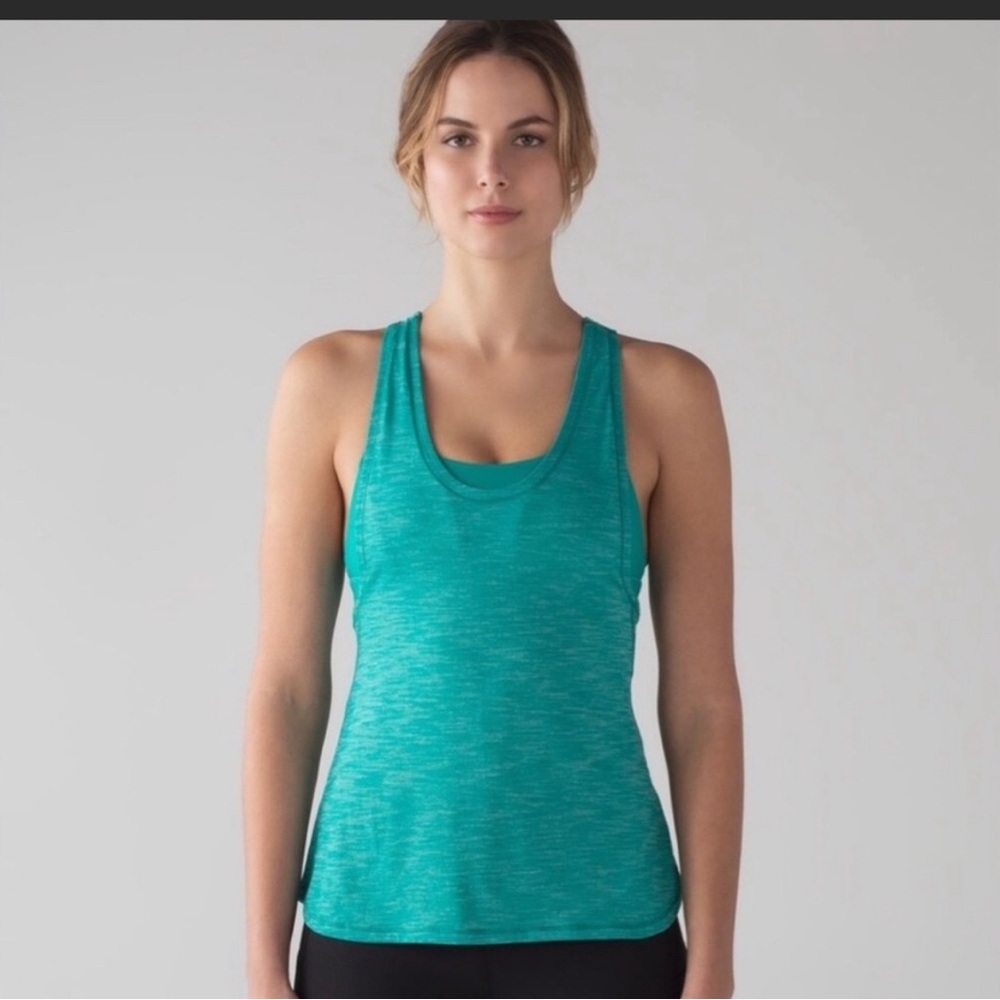 Lululemon glide and stride tank size 10 HVIR/VIDM